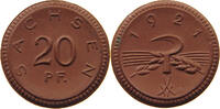 Sachsen 20 Pfennig Porzellan -