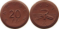 Sachsen 20 Pfennig Porzellan -