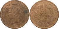 FRANCE 10 CENTIMES 1870 A SS+ 502.03 元  ＋  58.49 元 运费