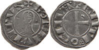 CRUSADER ANTIOCH DENIER BOHEMOND III. 1163-1201. -