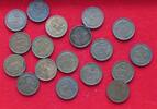 WEIMARER REPUBLIK COLLECTION LOT GERMANY WEIMAR 1 PFENNIG 18PC 38G -