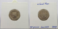 ISLE OF MAN 20 PENCE Elizabeth II. (1952-2022) -