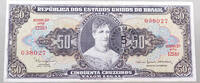 BRAZIL 50 CRUZEIROS 5 CENTAVOS -