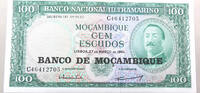 MOZAMBIQUE 100 ESCUDOS -