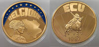 BELGIUM MEDAL ECU -