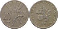 CZECHOSLOVAKIA 20 HALERU -
