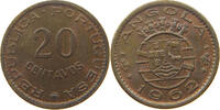ANGOLA 20 CENTAVOS 1962 SS+ 50.20 元  ＋  58.49 元 运费