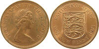 JERSEY NEW PENNY 1971 Elizabeth II. (1952-2022) VZ 41.84 元  ＋  58.49 元 运费