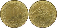CENTRAL AFRICAN STATES 10 FRANCS -