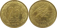 CENTRAL AFRICAN STATES 25 FRANCS -