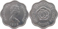 SEYCHELLES 5 CENTS Elizabeth II. (1952-2022) -