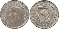 SOUTH AFRICA 3 PENCE George VI. (1936-1952) -