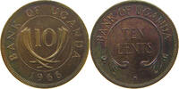 UGANDA 10 CENTS 1966 VZ 50.20 元  ＋  58.49 元 运费