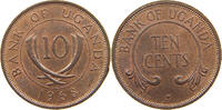 UGANDA 10 CENTS 1968 VZ- 50.20 元  ＋  58.49 元 运费