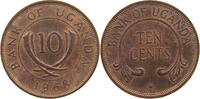 UGANDA 10 CENTS 1968 VZ 50.20 元  ＋  58.49 元 运费