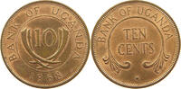 UGANDA 10 CENTS 1968 VZ- 50.20 元  ＋  58.49 元 运费