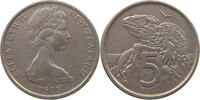 NEW ZEALAND 5 CENTS 1975 Elizabeth II. (1952-2022) SS 33.47 元  ＋  58.49 元 运费