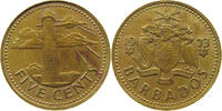 BARBADOS 5 CENTS -