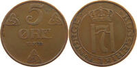 NORWAY 5 ÖRE HAAKON VII. 1905-1957 -