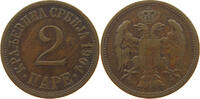 SERBIA 2 PARE Petar I. (1903-1918) -