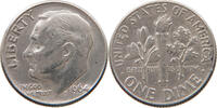 UNITED STATES OF AMERICA DIME 1964 Roosevelt SS 41.71 元  ＋  58.31 元 运费