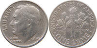 UNITED STATES OF AMERICA DIME 1964 Roosevelt SS 41.71 元  ＋  58.31 元 运费