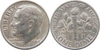 UNITED STATES OF AMERICA DIME 1964 Roosevelt SS 41.71 元  ＋  58.31 元 运费