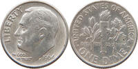 UNITED STATES OF AMERICA DIME 1964 Roosevelt SS+ 41.71 元  ＋  58.31 元 运费