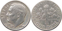 UNITED STATES OF AMERICA DIME 1964 D Roosevelt SS 41.71 元  ＋  58.31 元 运费