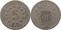 UNITED STATES OF AMERICA NICKEL SHIELD -