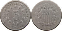 UNITED STATES OF AMERICA NICKEL SHIELD -