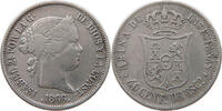 SPAIN 40 CENTIMOS Isabell II. (1833–1868) -