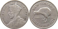 NEW ZEALAND FLORIN George V. (1910-1936) -