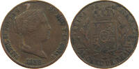 SPAIN 25 CENTIMOS Isabell II. (1833–1868) -