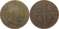 SPAIN 8 MARAVEDIS Isabell II. (1833–1868) -
