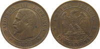 FRANCE 10 CENTIMES Napoleon III. (1852-1870) RARE -