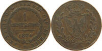 ITALY STATES SARDINIA CENTESIMO 1826 L TORINO Carlo Felice 1821-1831 SS 167.34 元  ＋  58.49 元 运费