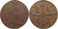 SPAIN 8 MARAVEDIS Isabell II. (1833–1868) -