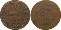 LÖWENSTEIN WERTHEIM ROCHEFORT PFENNIG Dominik Constantin 1789-1806 -