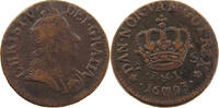 DENMARK 1/2 SKILLING Christian V. (1670-1699) -