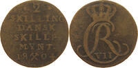 NORWAY 2 SKILLING Christian VII. (1766-1808) -