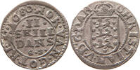 DENMARK 2 SKILLING Christian V. (1670-1699) -