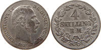 DENMARK 4 SKILLING Christian IX. (1863-1906) -