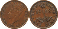 CANADA NEWFOUNDLAND CENT George VI. (1936-1952) -