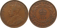 CANADA NEWFOUNDLAND CENT George V. (1910-1936) -