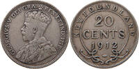 CANADA NEWFOUNDLAND 20 CENTS George V. (1910-1936) -