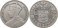 NEW ZEALAND 1/2 HALF CROWN George V. (1910-1936) -