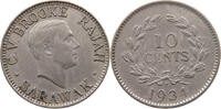 SARAWAK 10 CENTS Charles V. Brooke 1917-1946 -