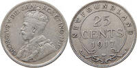 CANADA NEWFOUNDLAND 25 CENTS George V. (1910-1936) -