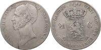 NETHERLANDS 2 1/2 GULDEN 1844 WILLEM II. 1840-1849 S-SS 2,510.16 元  ＋  75.22 元 运费